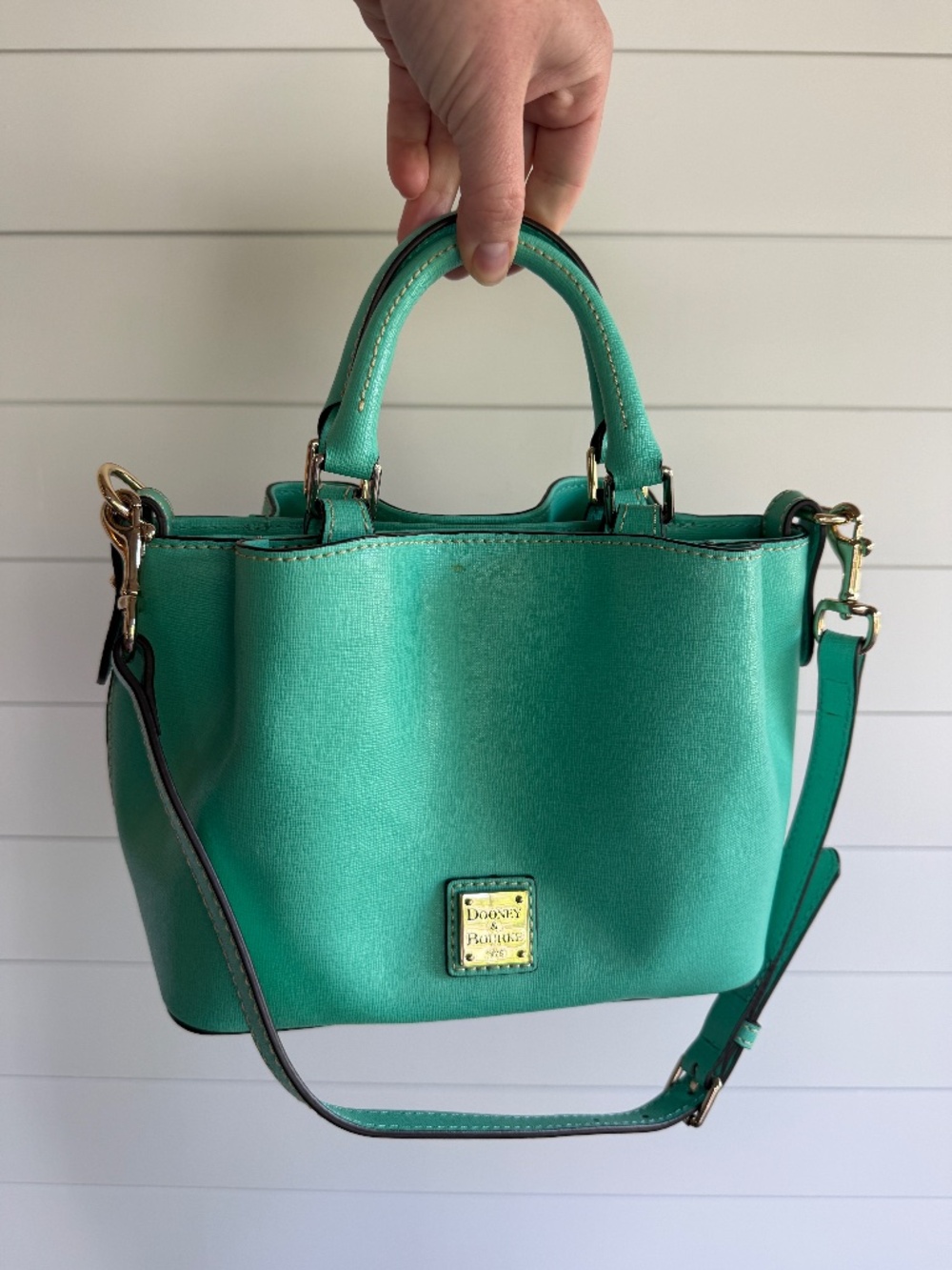Dooney & Bourke Mini Barlow - sea foam green